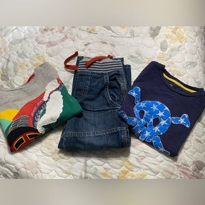 Mini Boden pants and two shirts